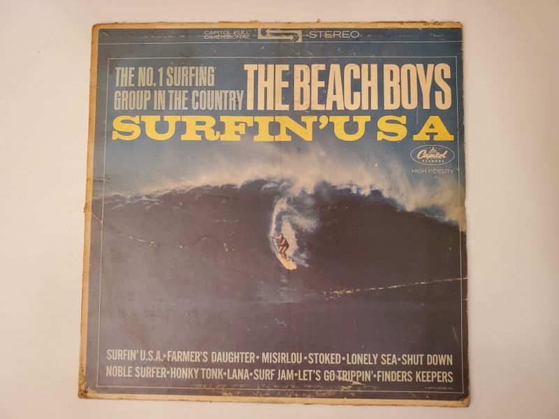 The Beach Boys Surfin' U.S.A. vinyl record